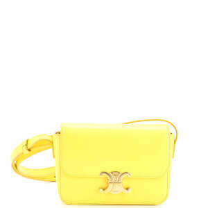 Celine Nano Triomphe Shoulder Bag Smooth Calfskin